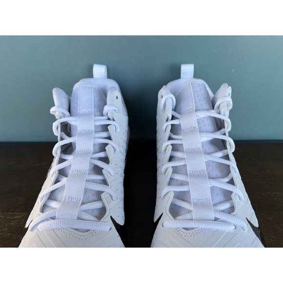 Nike Alpha Menace Pro 2 Low White/Black Football Cleats Men’s Size 15 CV6477-100 - Picture 8 of 11